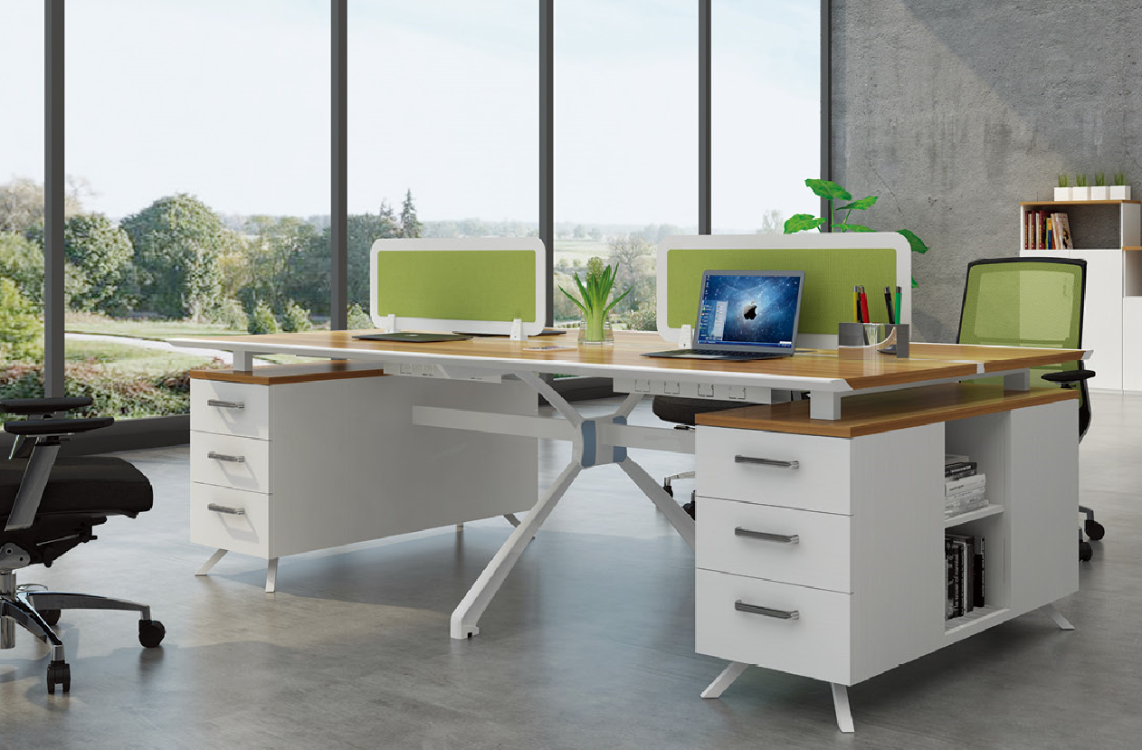 Mordern new design 4 person office table 99-WF2412