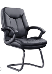 6038C Visitor Leather Chair