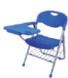 A235+05+06 Traing Chair witrh Board and Metal Book Basket