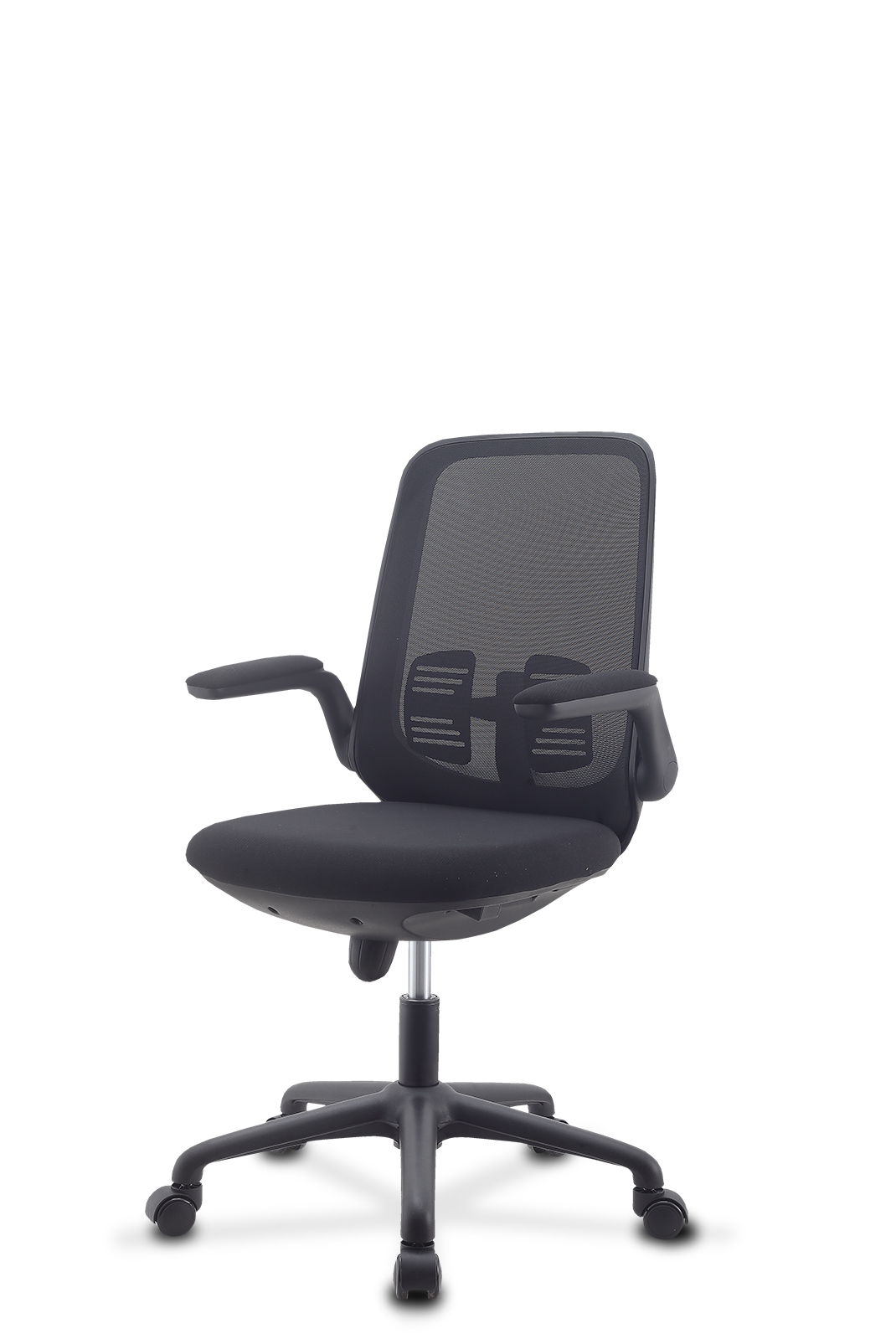 电脑椅 办公椅 学生椅 MS7006 黑胶款 收纳扶手